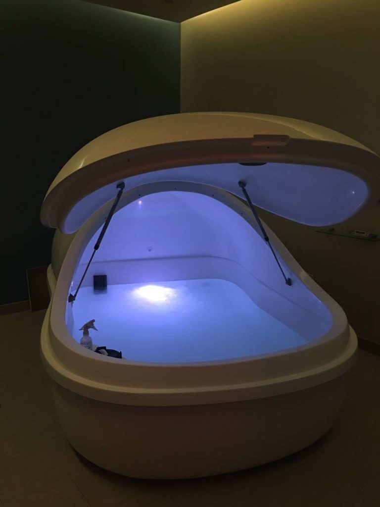 deprivation tank pod